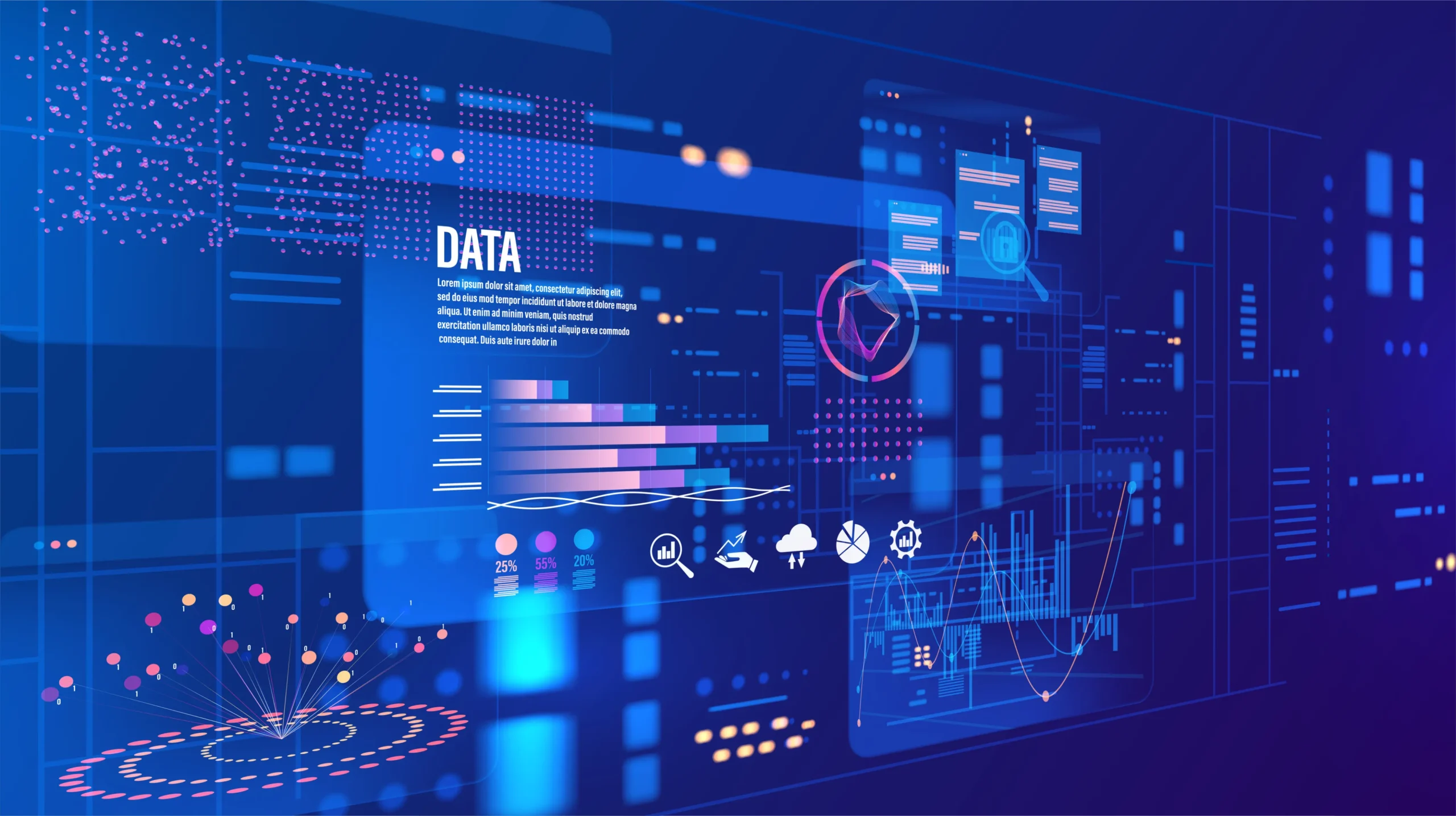 <span class="gradient-text-animated">AGGREGHIAMO</span> I TUOI DATI